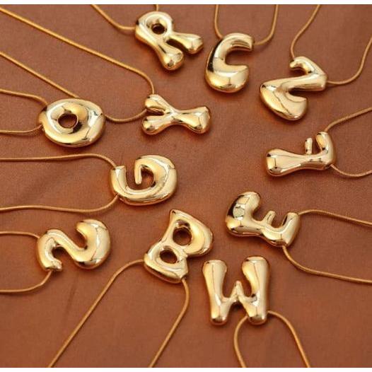 Letter Initial Alphabet Necklace