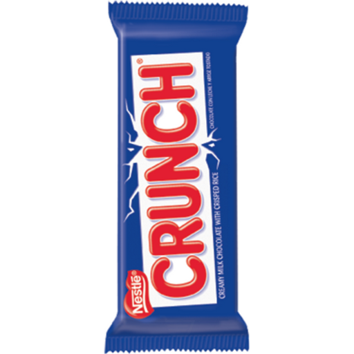 Crunch Crunch Bar, Creamy Milk Chocolate With Crisped Rice 1.55 Oz Candy & Chocolate White Smoke