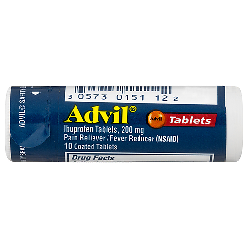 Advil Advil Pain Reliever/Fever Reducer, Ibuprofen, Tablets Health & Beauty