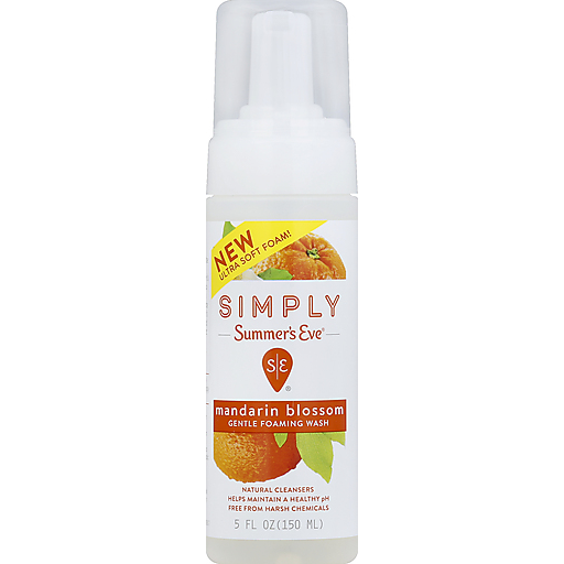 Summer's Eve Summer's Eve Simply Gentle Foaming Wash Mandarin Blossom Personal Care Lavender