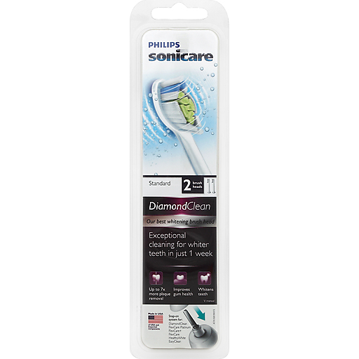 Philips Sonicare Philips Sonicare HX6062/64 Diamondclean Replacement Brush Heads, Standard Oral Care