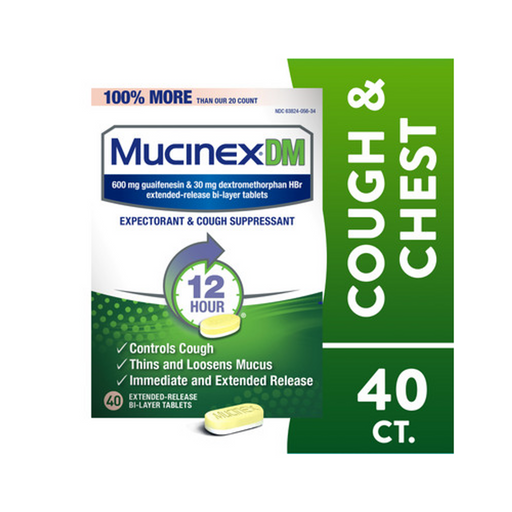 Mucinex Mucinex® DM Extended-Release Bi-Layer Tablets (600 mg) Health & Beauty