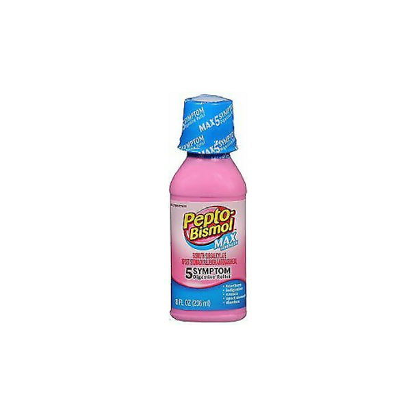 Pepto Bismol Pepto Bismol Ultra 5 Symptom Fast Relief Liquid - Original, 8 Fl Oz Health & Beauty
