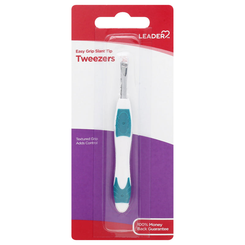 Leader Leader® Easy Grip Slant Tip Tweezers Personal Care