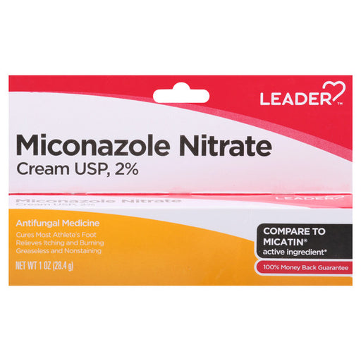 Leader Leader Miconazole Nitrate 2%, AntiFungal Cream, 1 Oz Foot Care
