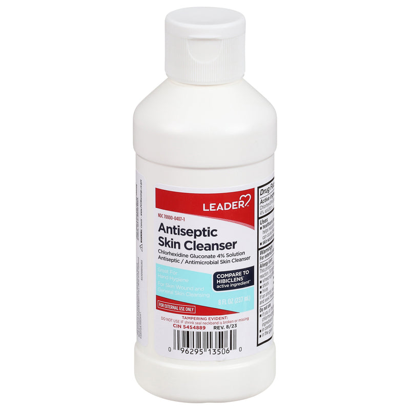 Leader Leader Antiseptic Skin Cleanser 8oz First Aid