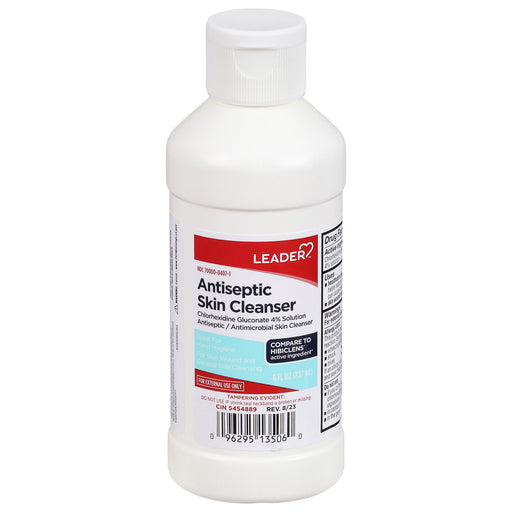 Leader Leader Antiseptic Skin Cleanser 8oz First Aid
