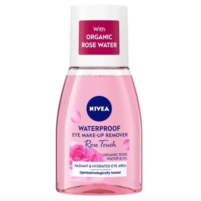 Nivea Nivea Rose Touch Bi-phase Makeup Remover For The Eye Area 100 Ml Makeup Removers
