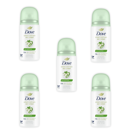 Dove Dove Advanced Care Cool Essentials, Dry Spray Antiperspirant Deodorant, Travel Size Deodorant