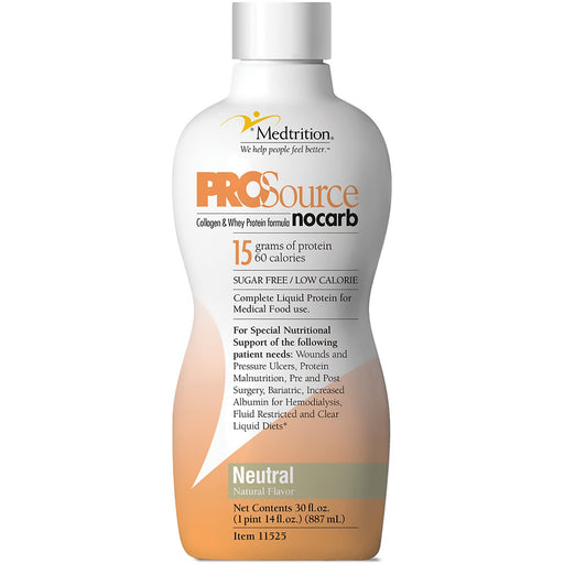 Medtrition Medtrition ProSource NoCarb Liquid Collagen & Whey Protein Medical Supplies White Smoke