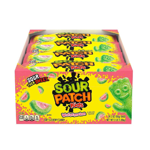 Sour Patch Kids Sour Patch Kids Watermelon Soft &Amp; Chewy Candy, 24 - 2 Oz Bags Candy & Chocolate