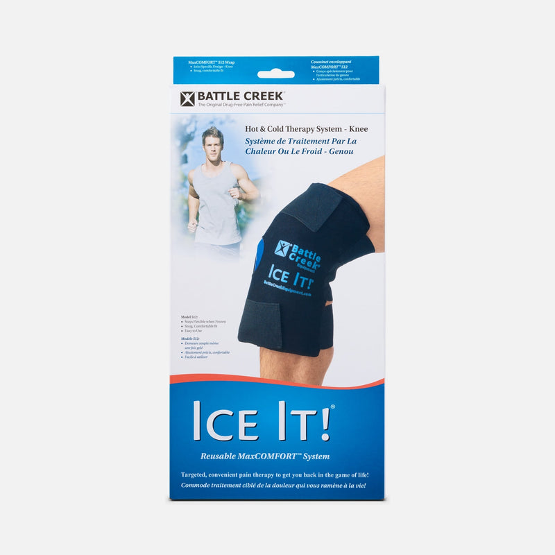 Ice It Ice It Cold Comfort Knee System 12 X 13 Ice Packs Lavender