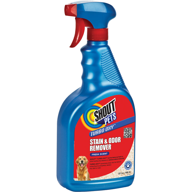 Shout Pets Shout Pets Turbo Oxy Stain & Odor Remover Fresh Scent Pet Odor & Stain Removers White Smoke