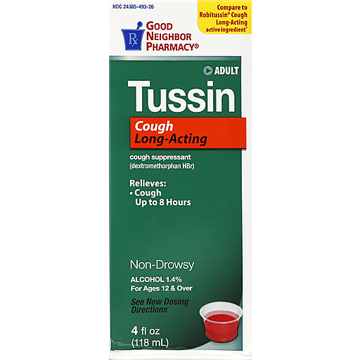 Good Neighbor Pharmacy Good Neighbor Pharmacy GNP Tussin Max Cough Syrup 4 Oz Syrup Dark Slate Gray