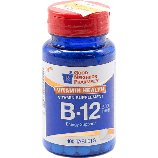 Good Neighbor Pharmacy Good Neighbor Pharmacy GNP Vitamin B-12 500 Mcg, 100 Tabs Vitamins & Supplements