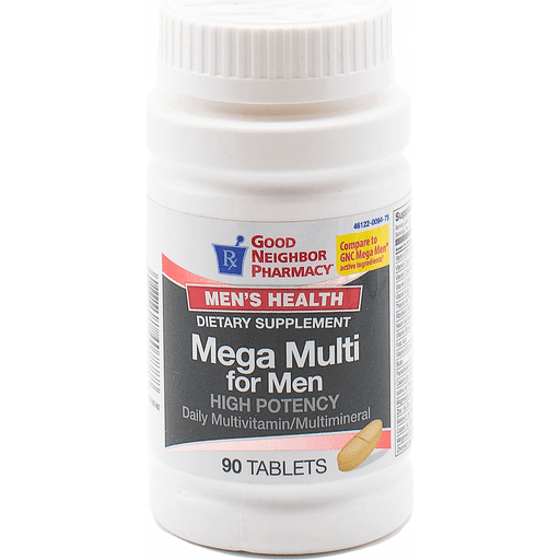 Good Neighbor Pharmacy Good Neighbor Pharmacy GNP Mega Multi For Men, 90 Tablets Health & Beauty