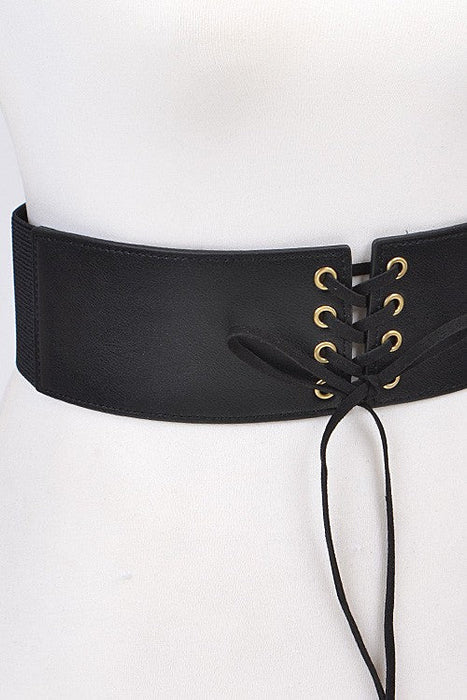 Boho Lacing Elastic Fashion Belt