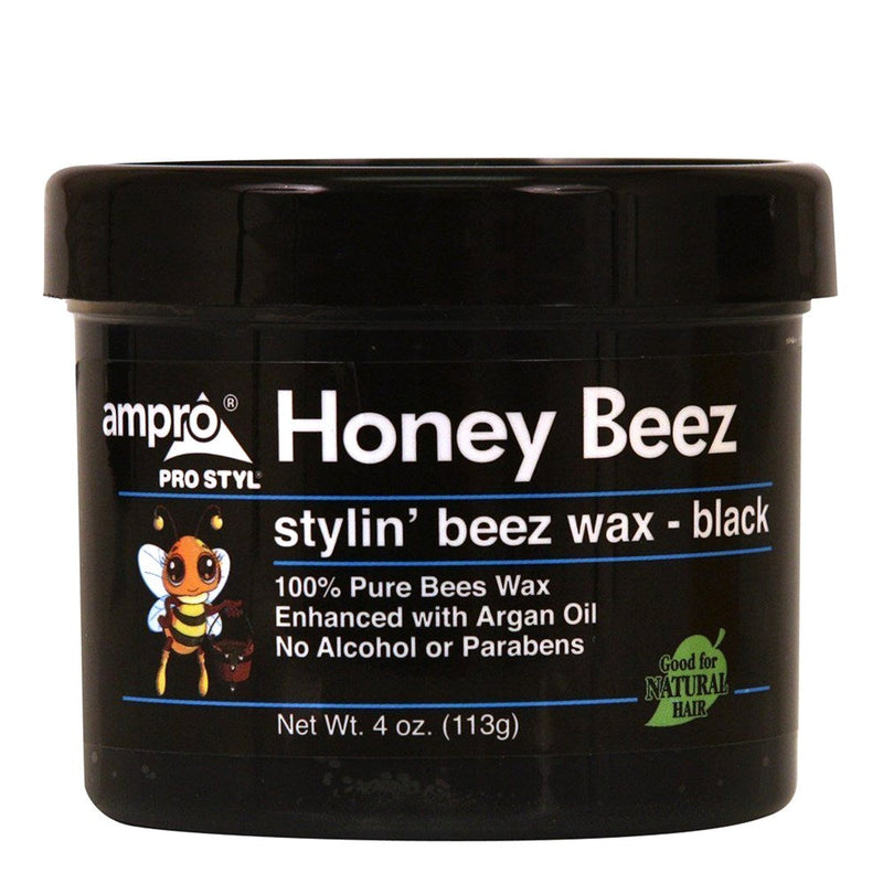 Ampro Ampro Honey Beez Wax Black 4 Oz Hair Care Black