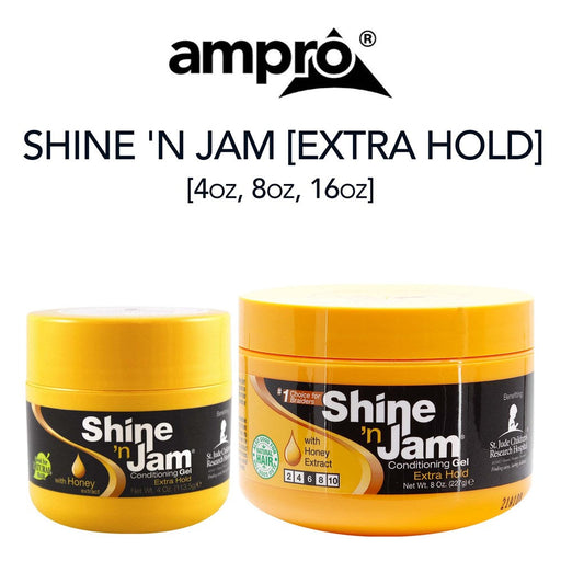 Ampro Shine N Jam Con Gel Extra Hld 4 Oz Health & Beauty
