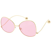zeroUV Women's Retro Oversize Butterfly Shape Color Tone Lens Sunglasses C443 Sunglasses