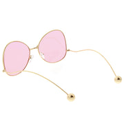 zeroUV Women's Retro Oversize Butterfly Shape Color Tone Lens Sunglasses C443 Sunglasses