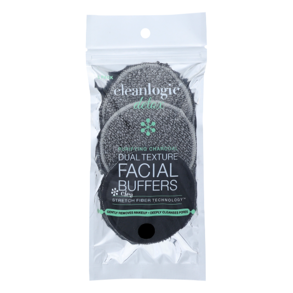 Cleanlogic Cleanlogic Dual Texture Facial Buffers, 1 Each Bath & Body Lavender