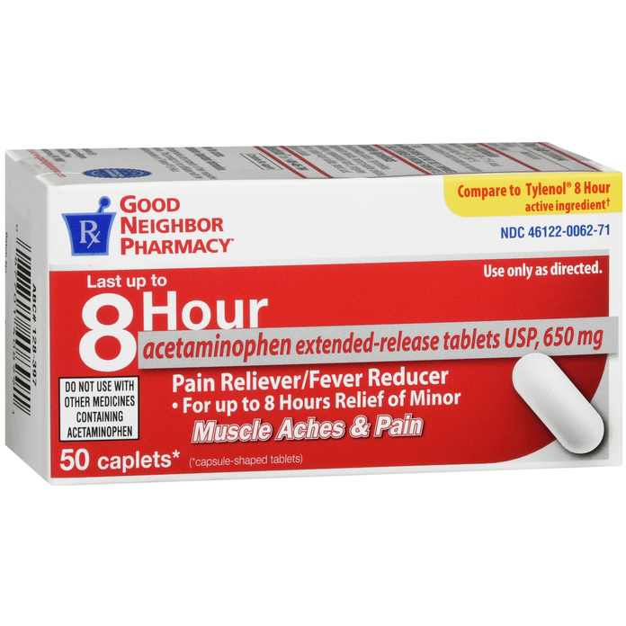 0 GNP Acetaminophen 650 Mg 8 Hour ER Pitch Counters