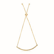 Bids.com 14k Yellow Gold Chain Bar Lariat Style Bracelet Bracelets
