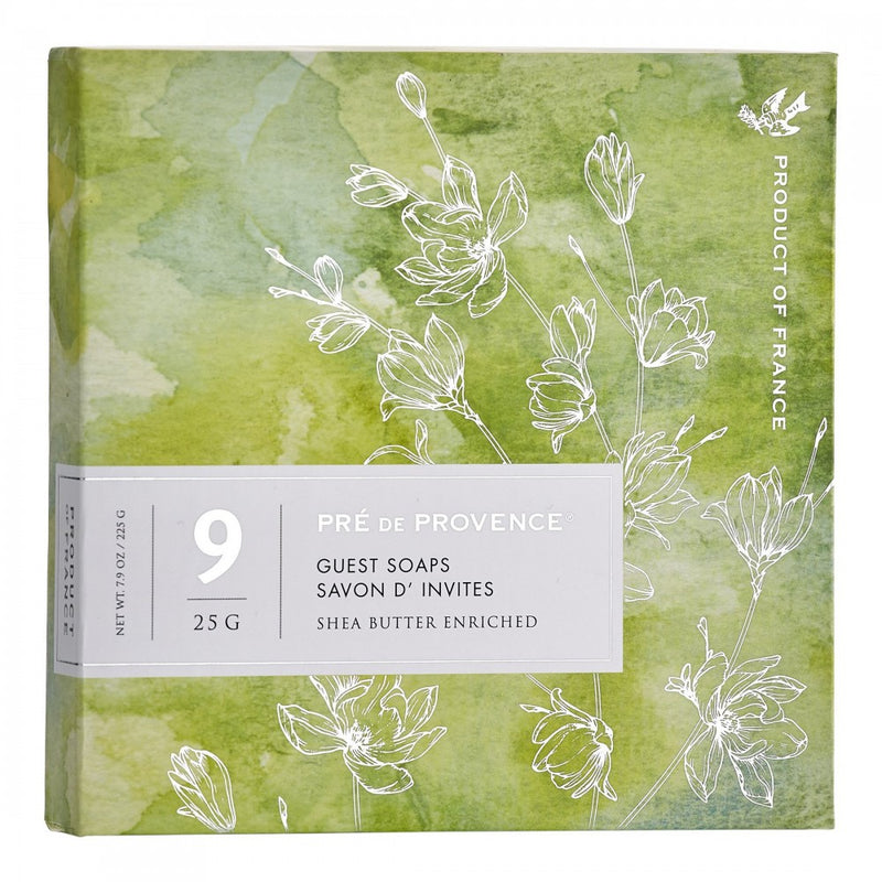 Pre de Provence Pre de Provence Luxury Guest Soap Gift Set Of 9 - Green Bar Soap