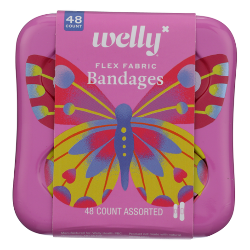 Welly Welly Butterfly Bandages 48Ct First Aid