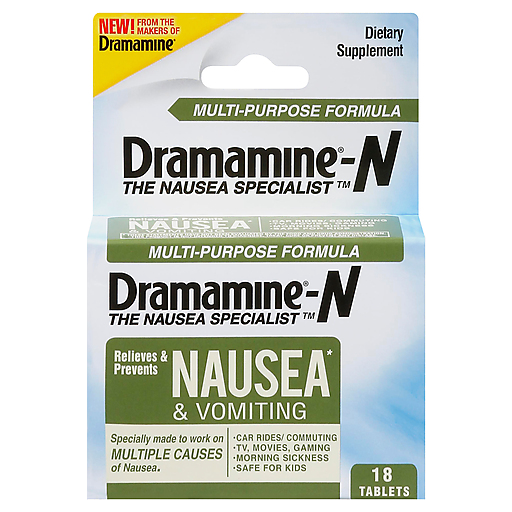 Dramamine Dramamine Multi-Purpose Formula Nausea Relief Medicine Cabinets Lavender
