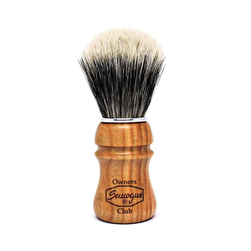 Semogue Semogue S.O.C. Badger & Boar Bristle Cherry Shaving Brush Shaving Brushes White Smoke