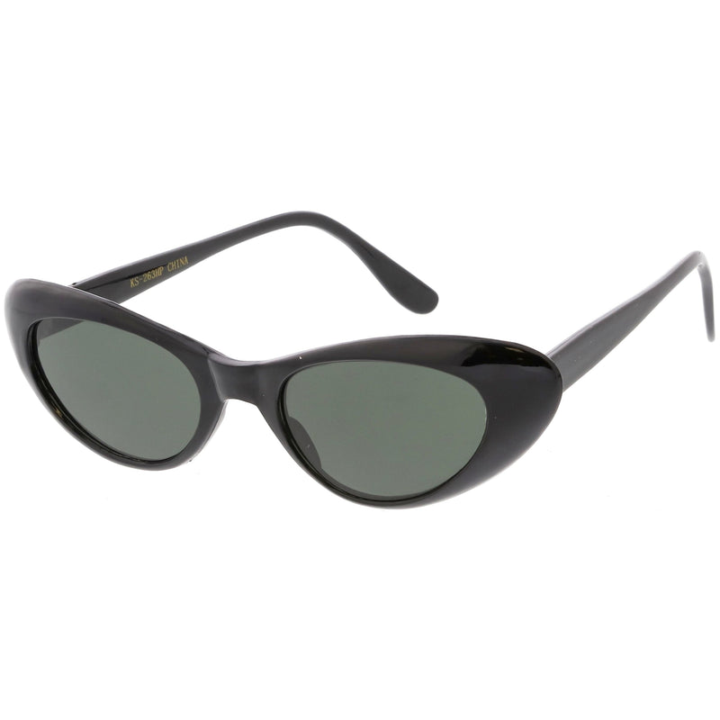 zeroUV Women's Small Retro True Vintage Cat Eye Sunglasses C661 Sunglasses