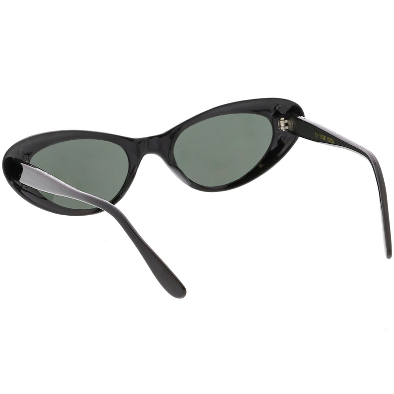 zeroUV Women's Small Retro True Vintage Cat Eye Sunglasses C661 Sunglasses