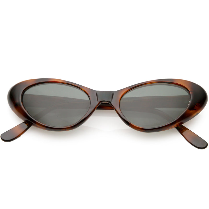 zeroUV Women's Small Retro True Vintage Cat Eye Sunglasses C661 Sunglasses