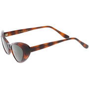 zeroUV Women's Small Retro True Vintage Cat Eye Sunglasses C661 Sunglasses