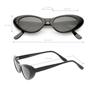 zeroUV Women's Small Retro True Vintage Cat Eye Sunglasses C661 Sunglasses