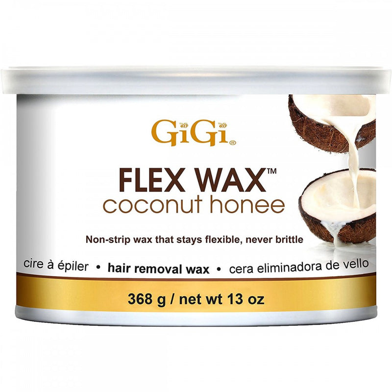 GiGi GiGi Coconut Honee Flex Wax Hair Removal Wax, 13 Oz Hair Removal