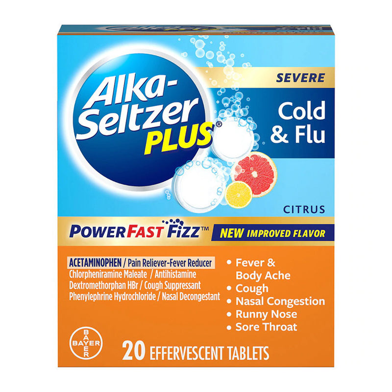 Alka-Seltzer Alka-Seltzer Plus Severe Cold & Flu, Citrus, Tablets Health & Beauty Chocolate
