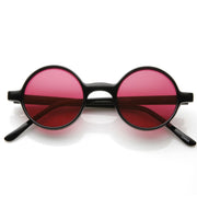 zeroUV Small Retro Round Lennon Style Color Lens Sunglasses 8631 Sunglasses