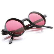 zeroUV Small Retro Round Lennon Style Color Lens Sunglasses 8631 Sunglasses