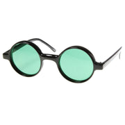 zeroUV Small Retro Round Lennon Style Color Lens Sunglasses 8631 Sunglasses