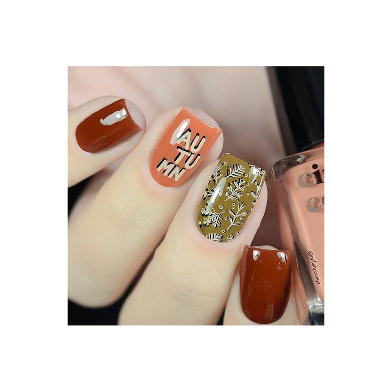 UberChic Beauty Lovely Leaves-02 Stamping Plate