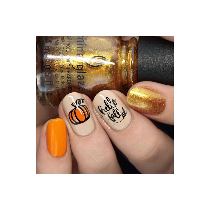 UberChic Beauty Hello Fall & Pumpkin Spice Stamping Plate
