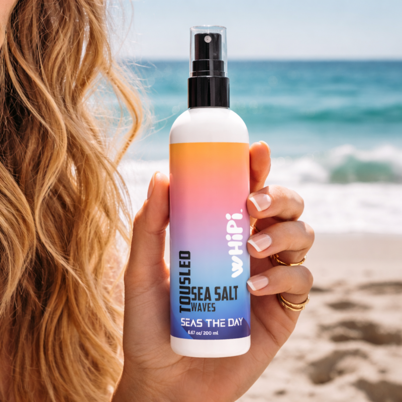Whipi Co Seas The Day Touseled Sea Salt Spray Light Gray 8 oz,1 oz