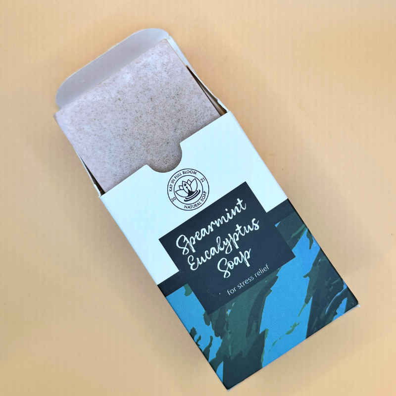 Kay in Full Bloom Stress Relief: Spearmint Eucalyptus Soap