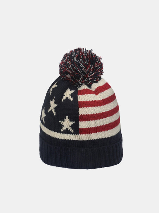 US Flag Knit Hat