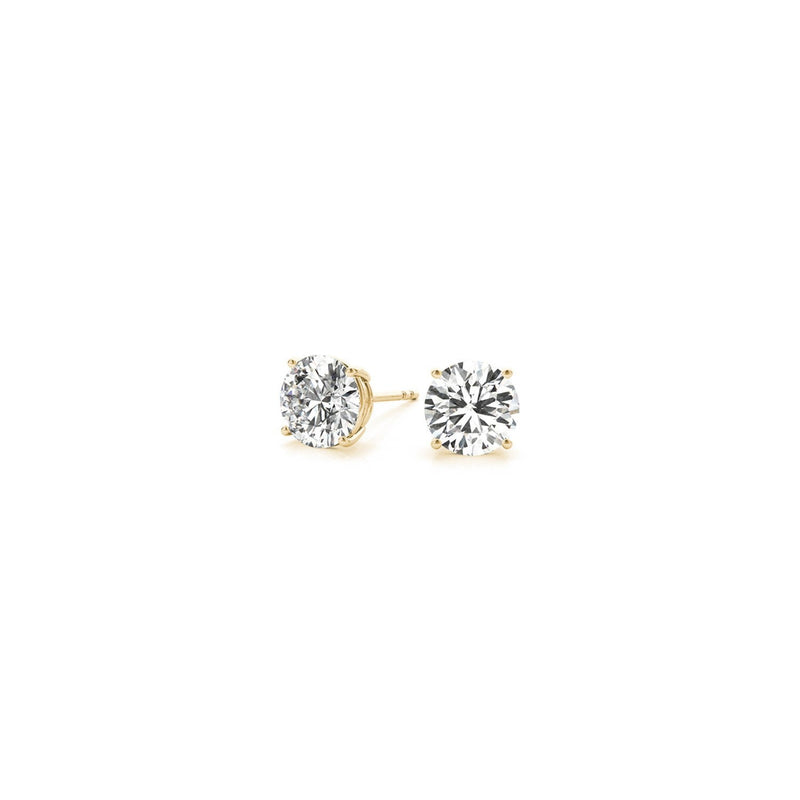 Bids.com 1 cttw Certified IGI Lab Grown Round Diamond Stud Earrings 14k Yellow Gold (G/VS2) Earrings