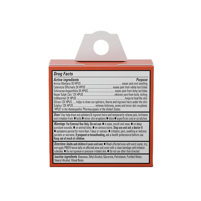 Prid Prid Homeopathic Drawing Salve, 18 Gm Health & Beauty Dark Gray