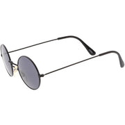 zeroUV Small Round Dapper True Vintage Metal Sunglasses C669 Sunglasses